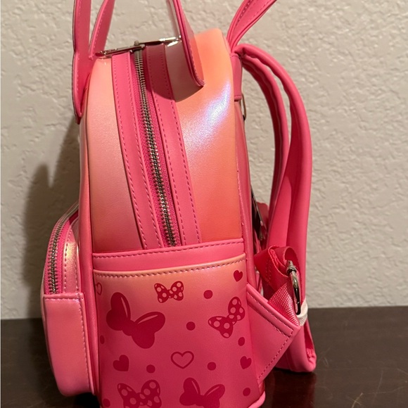 Loungefly Disney Minnie Pink Confetti Backpack and Wallet Set main image 7